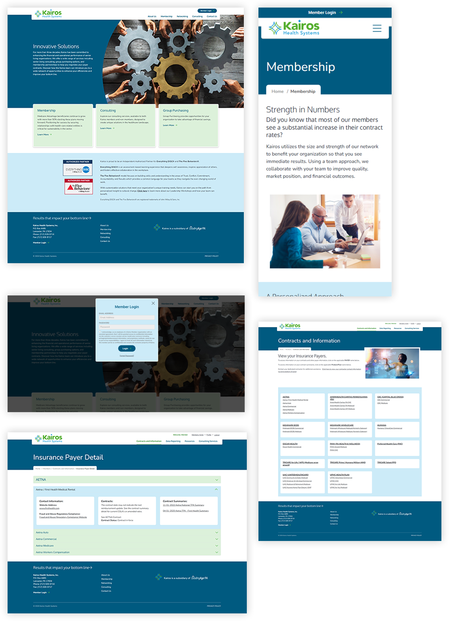 Kairos Health Systems website